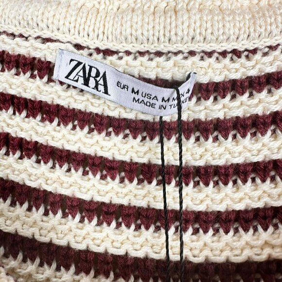 2/$30 Zara Relaxed Crew Neck Vest‎ Size Medium - Picture 7 of 16